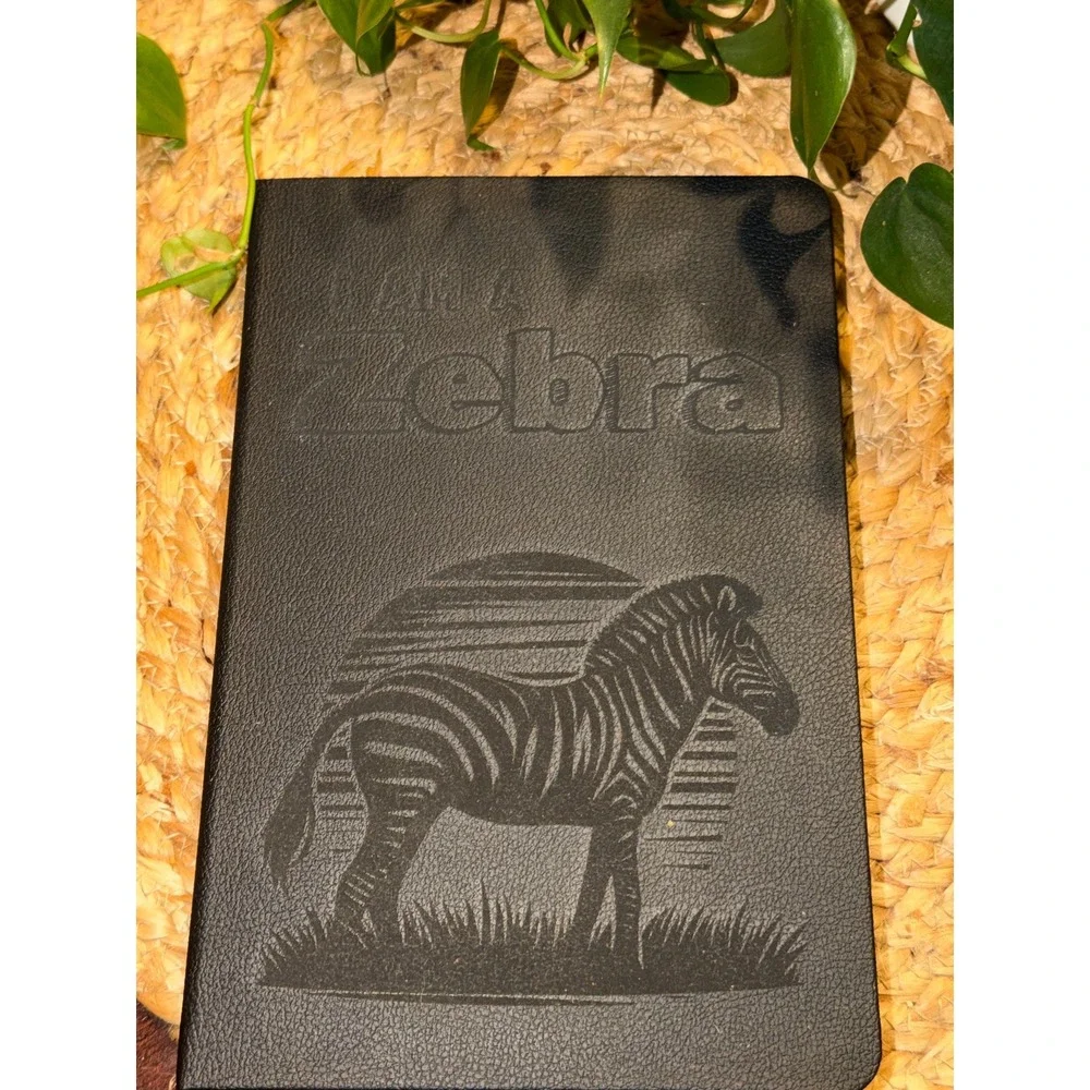 I Am A Zebra Hardcover Journal, chronic illness, rare disease